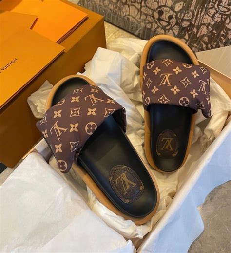 lv pillow slides.